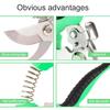 Garden Pruning Shears Stainless Steel Gardening Shears Tree Branch Cutter Snips