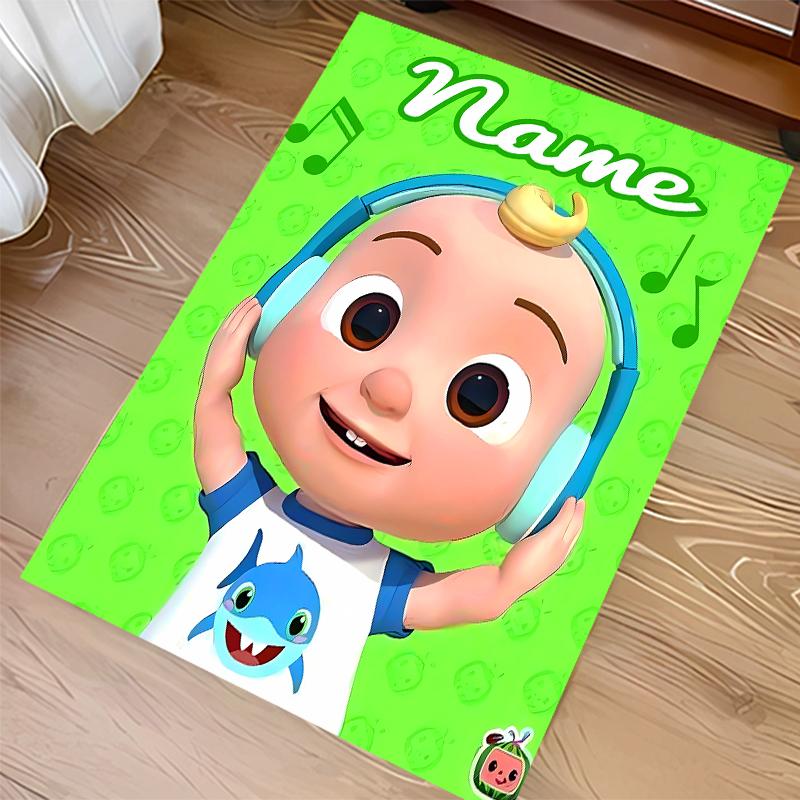 Custom personalization CoComelon - Dance Party Print Area Rug - Soft, Washable Non-Slip Indoor Mat,Living Room,Home&Office Decorative Rug