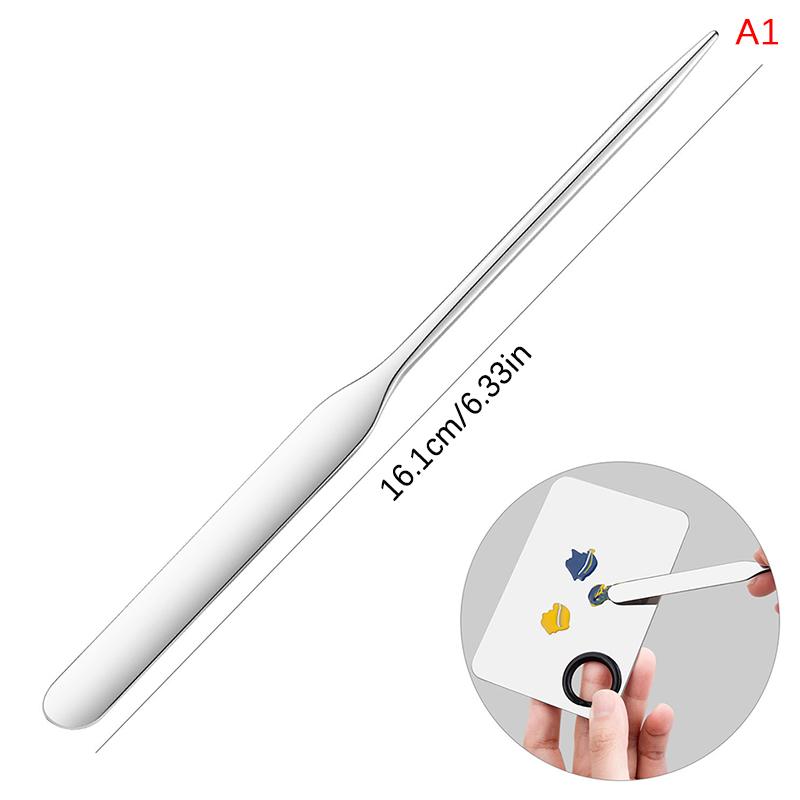 Nail Art Stirring Rod Gel Acrylic Bb Cream Mixing Stick Steel Spoon Spatula