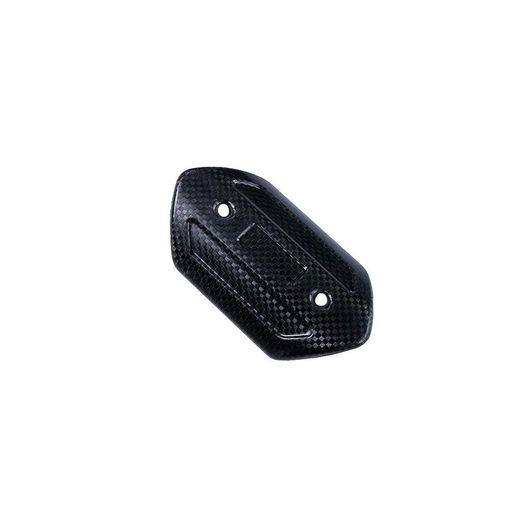Motorcycle Carbon Fiber Exhaust Heat Shield - Anti-Scald, High-Temperature Resistant Cover.