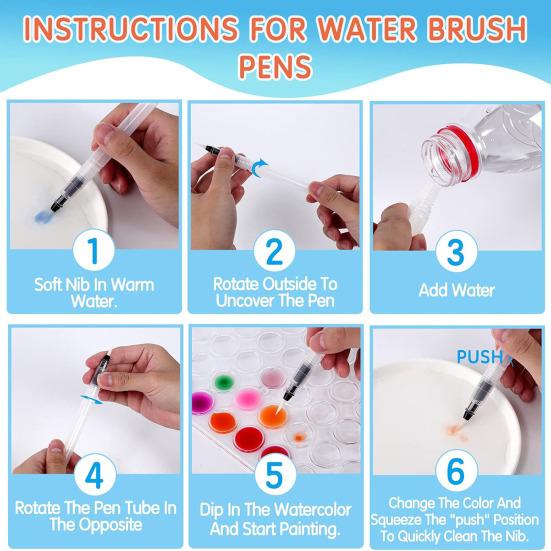 Набор акварельных красок для детей в коробке 12 цветов/48 цветов акварельные краски с кисточками бумажная портативная акварельная палитра