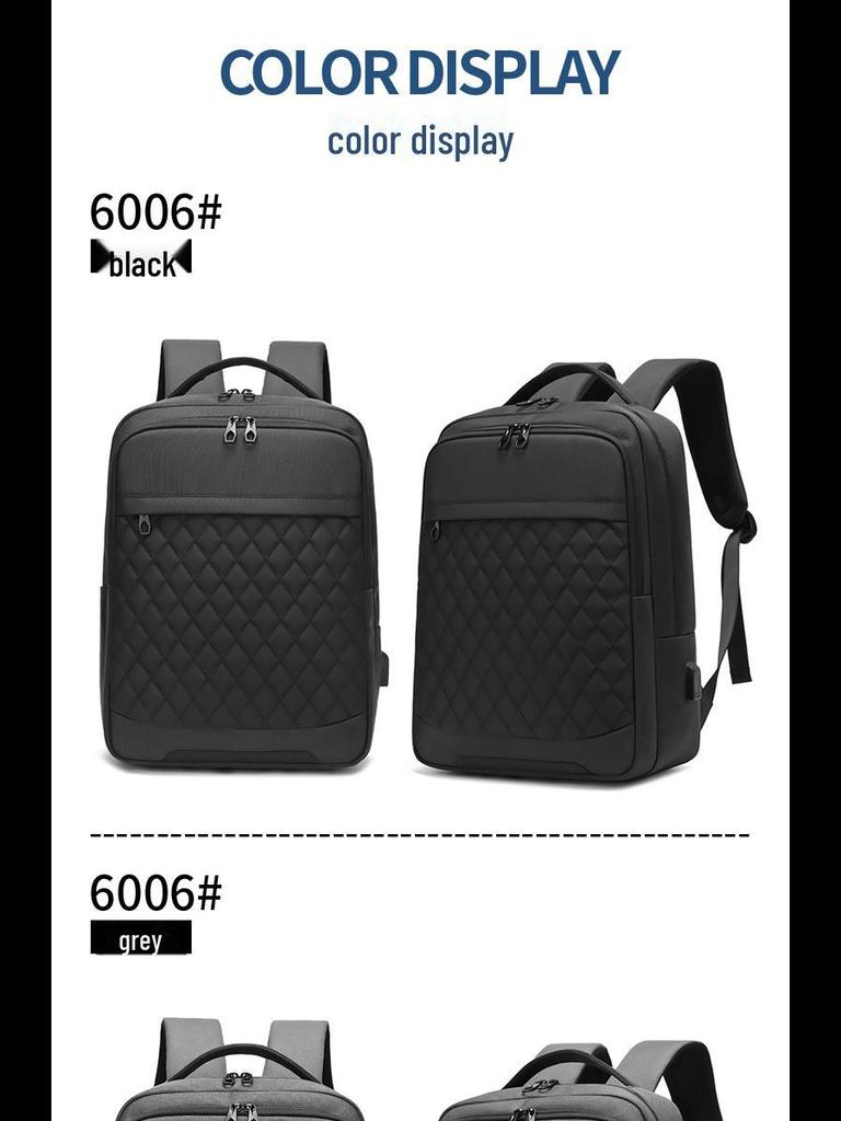 Men's High-End Waterproof Travel Backpack – Large Capacity, Stylish Commuter Bag