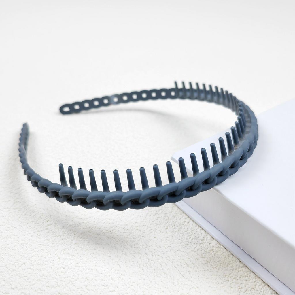 1PC Hair Clip Frosted Color Headband Women's Non-slip Band Teeth Simple Pressure Headband Face Headband Hair Accessories