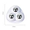 4pcs Sticky Swivel Pulley No Noise Self Adhesive Universal Pulley Rotating Wheels for Trash Can Bottom Kitchen Small Applian