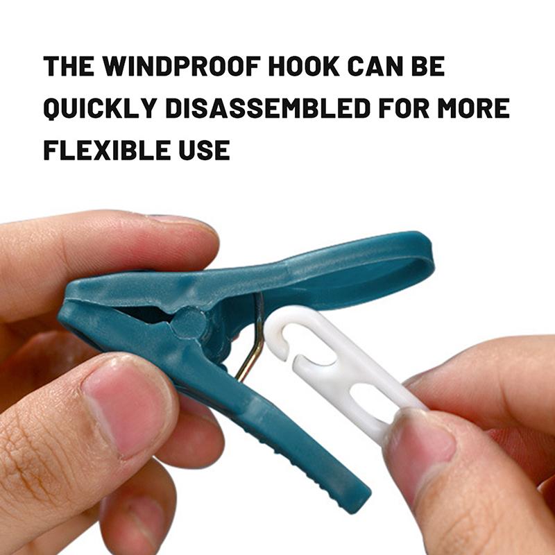 1/5Pcs Rotatable Clothes Pegs Windproof Anti-Slip Drying Clip Travel Towels Hanger Laundry Clip Hanging Hooks Socks Clips