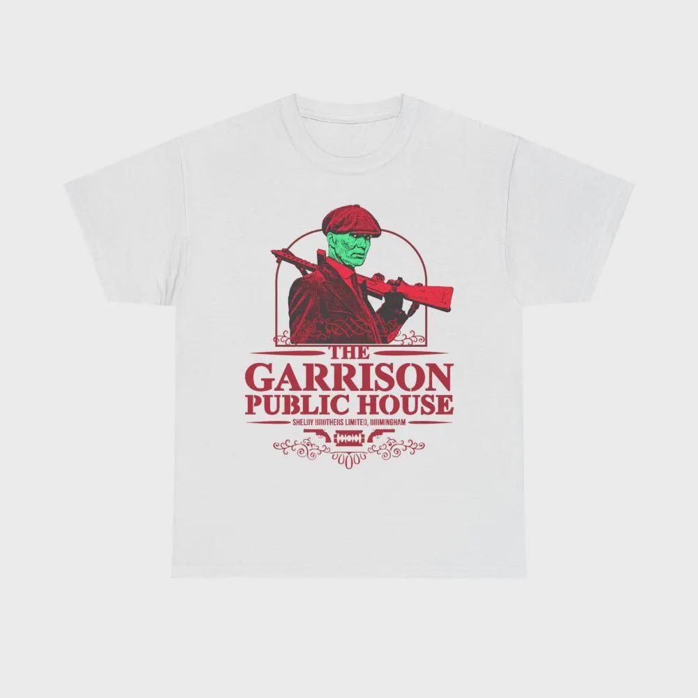 Peaky Blinders Garrison Public House Tshirt Thomas Shelby Tee 2026 Summer Unisex Women Fashion Cotton Oversized Tshirt Y2K