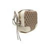Gucci Camera Bag GG Supreme Canvas White Leather 449413-KY9LG-9780