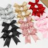 50pcs/bag Ribbon Bows Decoration Handwork DIY Party Decoration Swallowtail Bow Party Decor 85x85mm