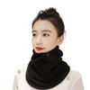 Winter Fleece Neck Scarf Thickened Warmth Autumn Neck Sleeve Women Scarf Double Layer Plush Neckerchief Scarf Ring EMA