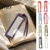 Self Adhesive Bookmark Base Self-Finishing Needlepoint Bookmark, Durable PU Leather Book Pattern Display Marker, Backing DIY Personalized Handmade
