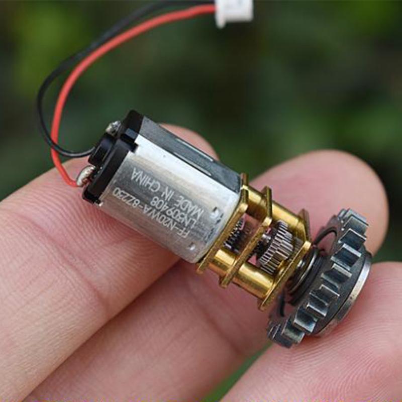 Ga12-N20 Mini 12Mm Full Metal Gearbox Gear Motor Dc 5V 6V 93Rpm-115Rpm Slow Speed Micro Gearbox Reduction Motor Diy Robot Car