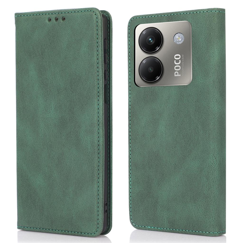 For Xiaomi Poco M7 Pro 5G Case Wallet Magnetic Closing Leather Flip Phone Cover