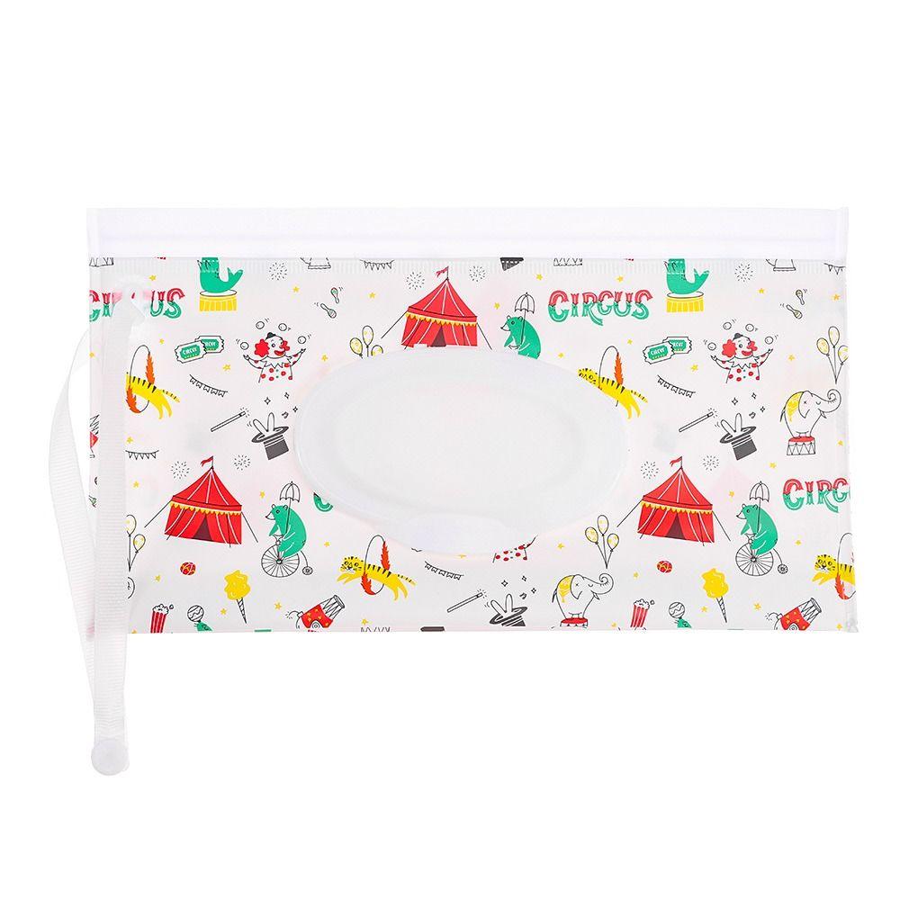 Baby Product Flip Cover Portable Wet Wipes Bag Cosmetic Pouch Wipes Holder Case Tissue Box