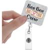 Бейджи-ролики Boo Boo Crew Выдвижные Блестящие с Клипсой, Смешной Держатель для Бейджа с Бинтом для Педиатрической Медсестры, Школьной Медсестры, Здравоохранения, Медицинского Офиса