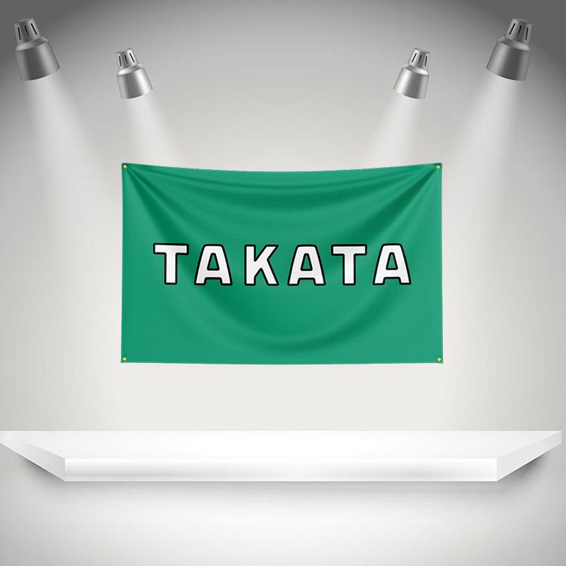 Флаг на колесо Ttakatas Автозапчасти Инструменты Баннер 3x5 футов С латунными люверсами HD-печать Гобелен Выставка Автолюбители Декор гаража