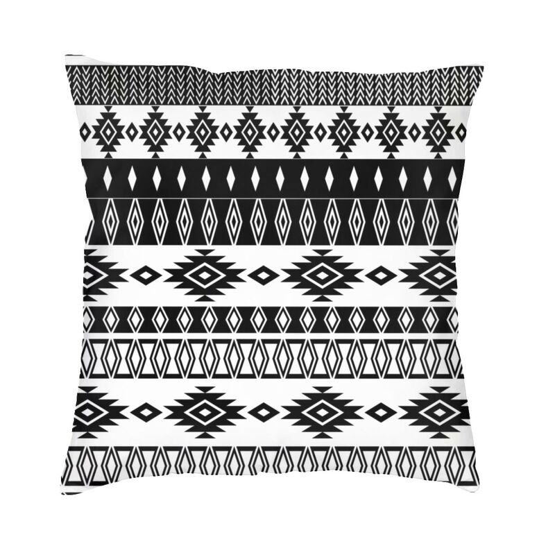 Amazigh Kabyle Berber Motifs Throw Pillow Case Bedroom Decoration Morocco Africa Geometric Cushion Cover Sofa Chair Pillowslip