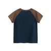 27Kids Children's Clothing Kidsren's Short-Sleeved T-Shirt Summer Boys' Korean Style Letter Tops Baby Raglan Sleeve Pure Cotton Clothes
