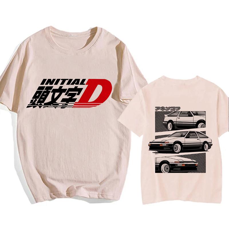 Redsuns Мультяшные Готические Топы Японское Аниме Initial D Европейский Размер Футболка AE86 Забавная Харадзюку Манга Футболка Мужская Графическая Футболка Мужская