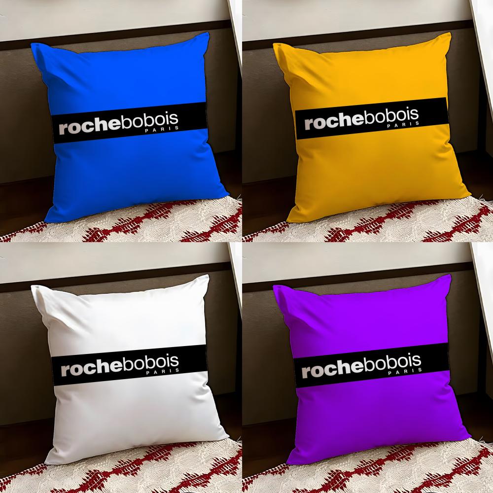 RRoche Fashion BBobois Наволочка-подушка Реверсивная Мягкая Прочная Наволочка для Подушки Дом Авто Многоцелевое Использование для Ежедневного Комфорта