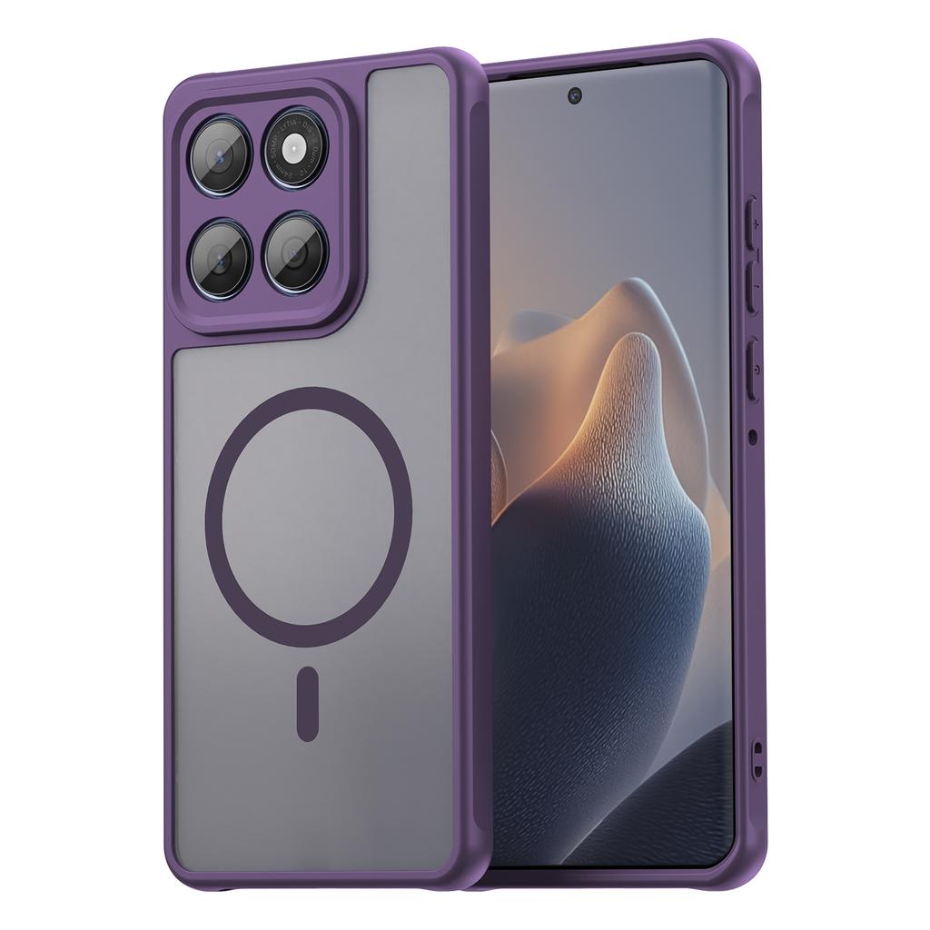Чехол для Motorola Moto Edge 60 Fusion Чехол Magsafe Для Moto Edge 60s Pro Матовый Прозрачный Магнитный Беспроводная Зарядка Ударопрочный Funda