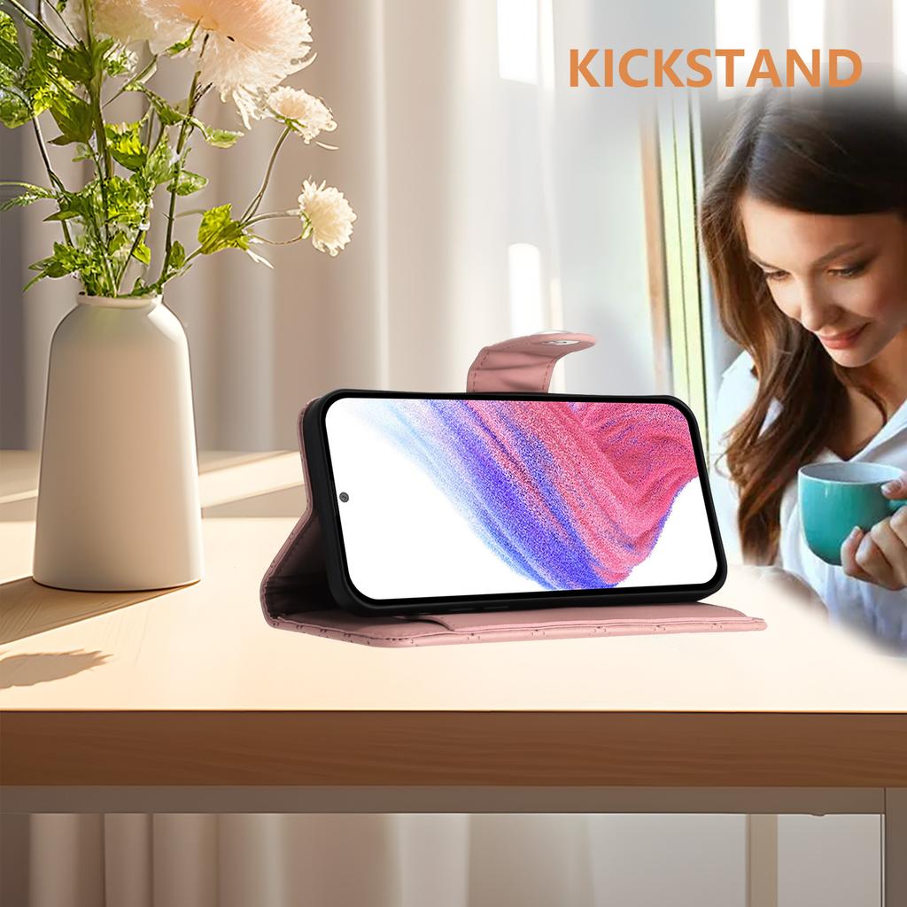 Чехол-кошелек из 6-цветной искусственной кожи с узором в ромбовидную клетку и ремешком на запястье для серии Infinix.Hot10,Hot20,Hot30,Hot40,Note 12,Note 30,Note 40,Smart 4...