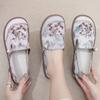 Women's Versatile Embroidered Shoe Loafers New Style Ethnic Fashion Cloth Shoes Hanfu Casual Single Shoes for Mom