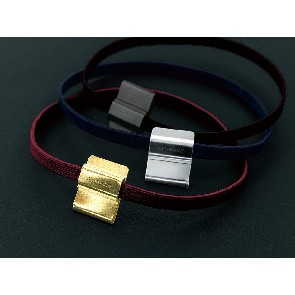 Резинка-клипса Midori для формата A6, черная, 62307006