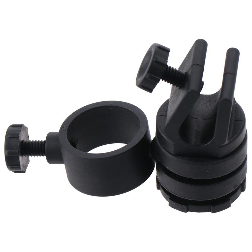 Пластиковый держатель для фонарика черный многоугольный удобный для шлема для улицы