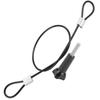 30cm Stainless Steel Tether Lanyard Wrist AntiLost Belt with 1 4in Screw for GOPRO DJI OSMO