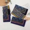 3/6Pcs Pure Cotton Men'S Printed Handkerchief High-End Business Old-Fashioned Nostalgic Thin Absorbent Sweat Towel 43Cm