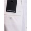 J.Lindeberg Solid Color Zipper Fly Long Slim Fit Casual Pants Men bottoms White GMPA07906-0000