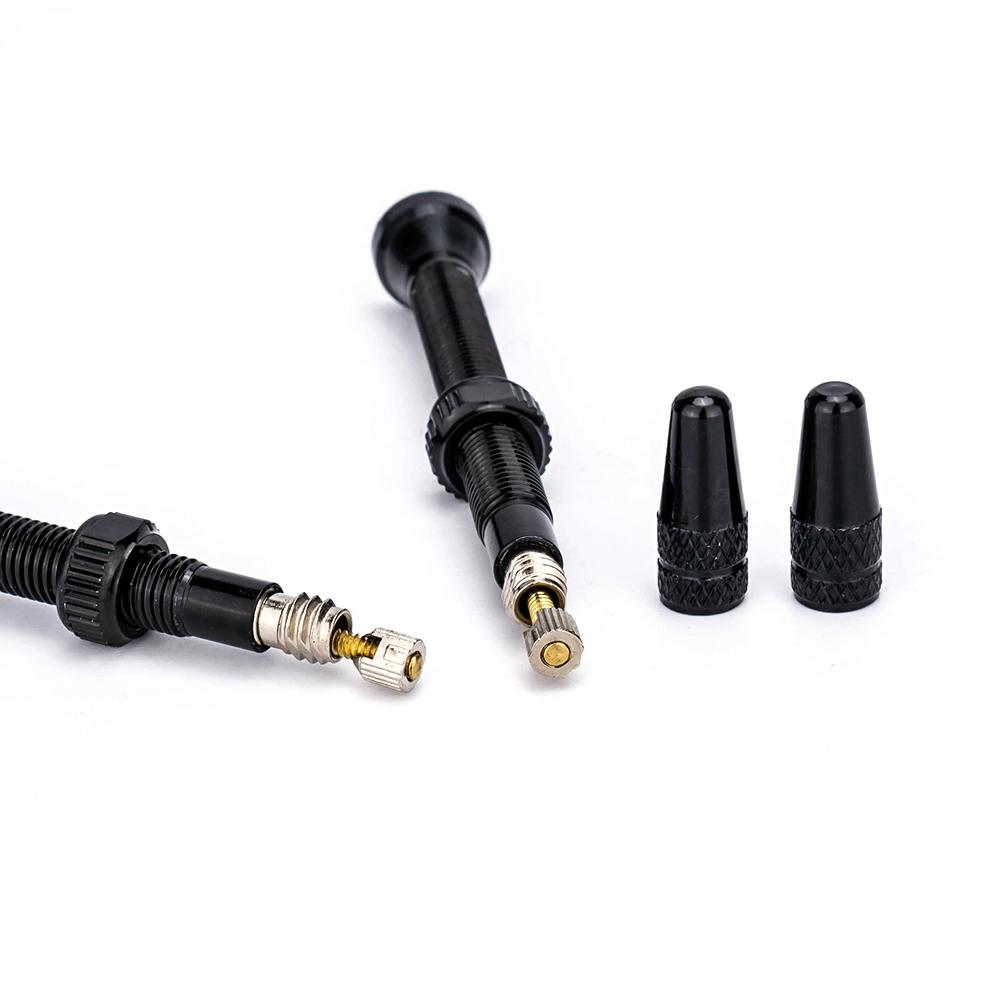 ZTTO Bicycle Tubeless Presta Valve 80mm 60mm 40mm Metal Sclaverand French Tubes FV Integrated Valve Core for Road bike MTB Tire