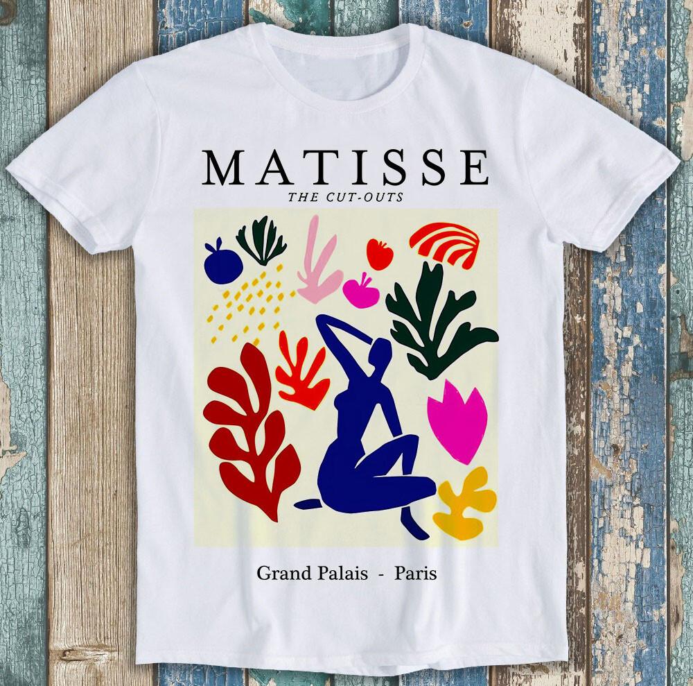 Матисс Гран-Пале Париж Выставка Вырезки Забавная Подарочная Футболка T Shirt M2717