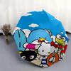 1pc Hello Kitty Beach Umbrella - Automatic Opening/Closing, Portable Folding Design, 8-Rib Iron Frame, Outdoor Umbrella, Ideal Gift for Fans, Traveler