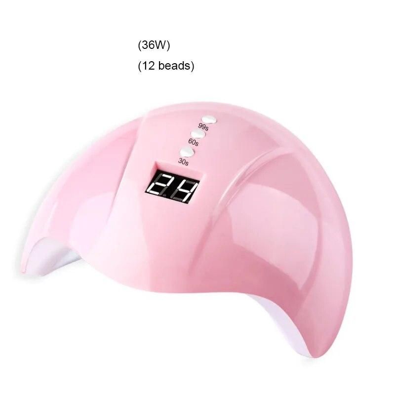 Sun Uv Led Lamp For Nails Dryer 36w Ice Lamp For Manicure Gel Nail Lamp Drying Lamp For Gel Varnish