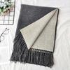 Thickened Solid Color Double Sided Imitation Cashmere Scarf Autumn and Winter Atmosphere Women's High End Versatile Men's Scarf Warm Shawl