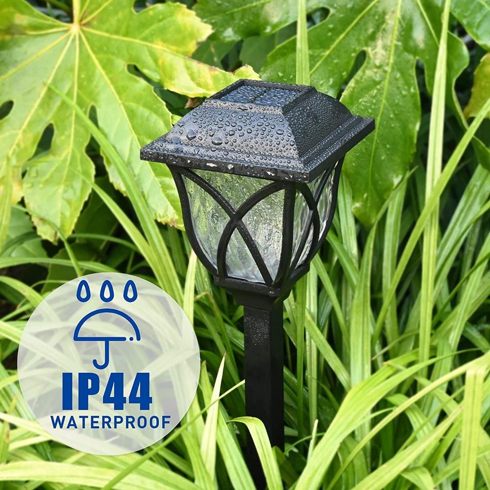 1/2/4/6/8pcs Led Solar Lights For Garden Decoration Outdoor Waterproof LED Landscape Light Ground Solar Power Yard Lawn Lamp Pathway Lights