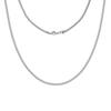 ORSA JEWELS Серебряная цепочка 925 пробы, плетение «Франко», 2 мм, для женщин. Винтажные итальянские серебряные изящные ювелирные аксессуары SC92