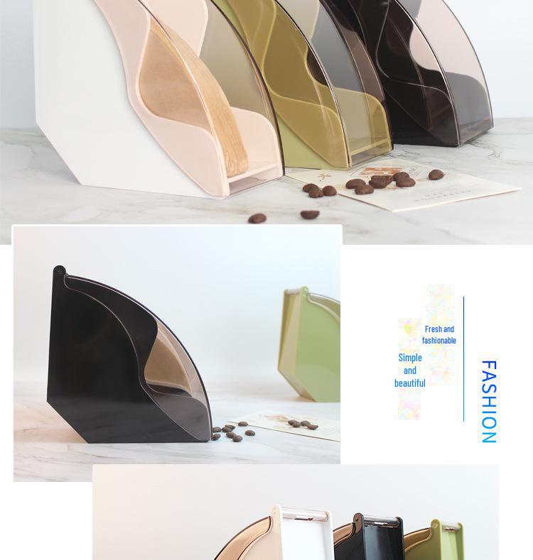 V-образный держатель бумажных фильтров для кофе – пылезащитный универсальный контейнер для хранения фильтров V60