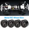 4pcs   Set Wheel Rim Metal Upgrade Accessory Fit for RGT 86100 1 10 RC CarTitanium R86083T