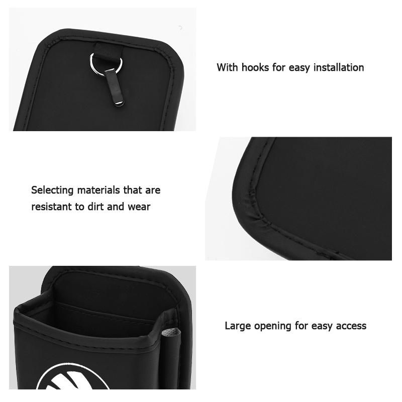 AAABT1 For Skoda Car Air Outlet Storage Box Hanging Phone Lipstick Lighter Organizer Bag Holder Rapid Octavia Derivative Enyaq-iV