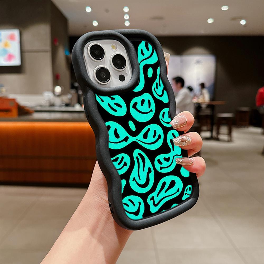 Ae88 Lovely Smiley Art Protective Phone Cases for Samsung S24 Plus S23 Ultra A14 A55 A06 Honor X9b Motorola OnePlus Big Wave TPU Back Cover