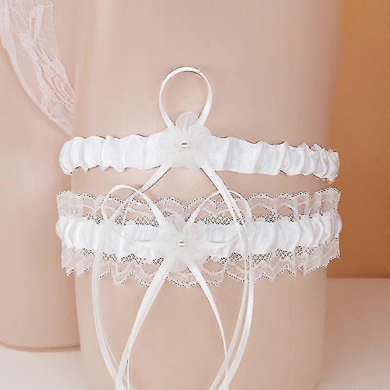 2 Pieces Elastic Blue Wedding Garter Garter Lace Blue Wedding Garter Something