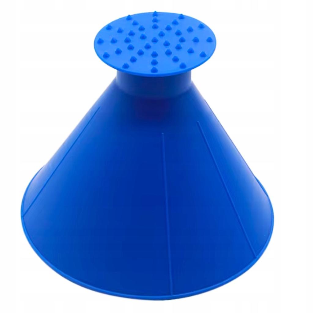 Conical Ice Scraper For Cars 2 In 1 Plastic + Funnel