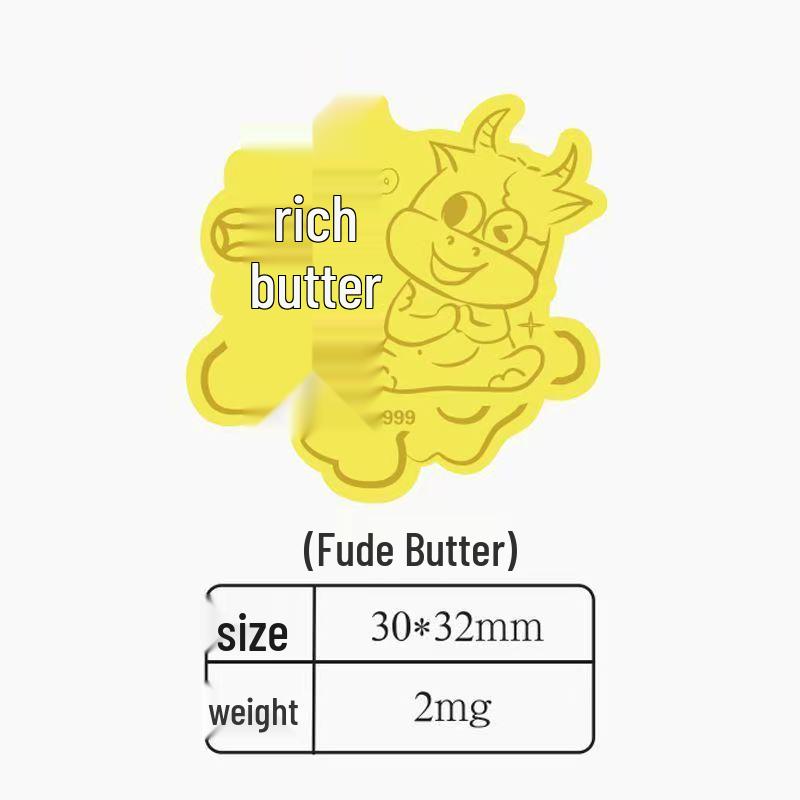Golden Year of the Horse Wealth-Attracting Zodiac 999 Fine Gold Phone Sticker