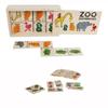 Wooden Animal Domino Set 28 Colorful Pieces for Children Learning Shapes and Colors