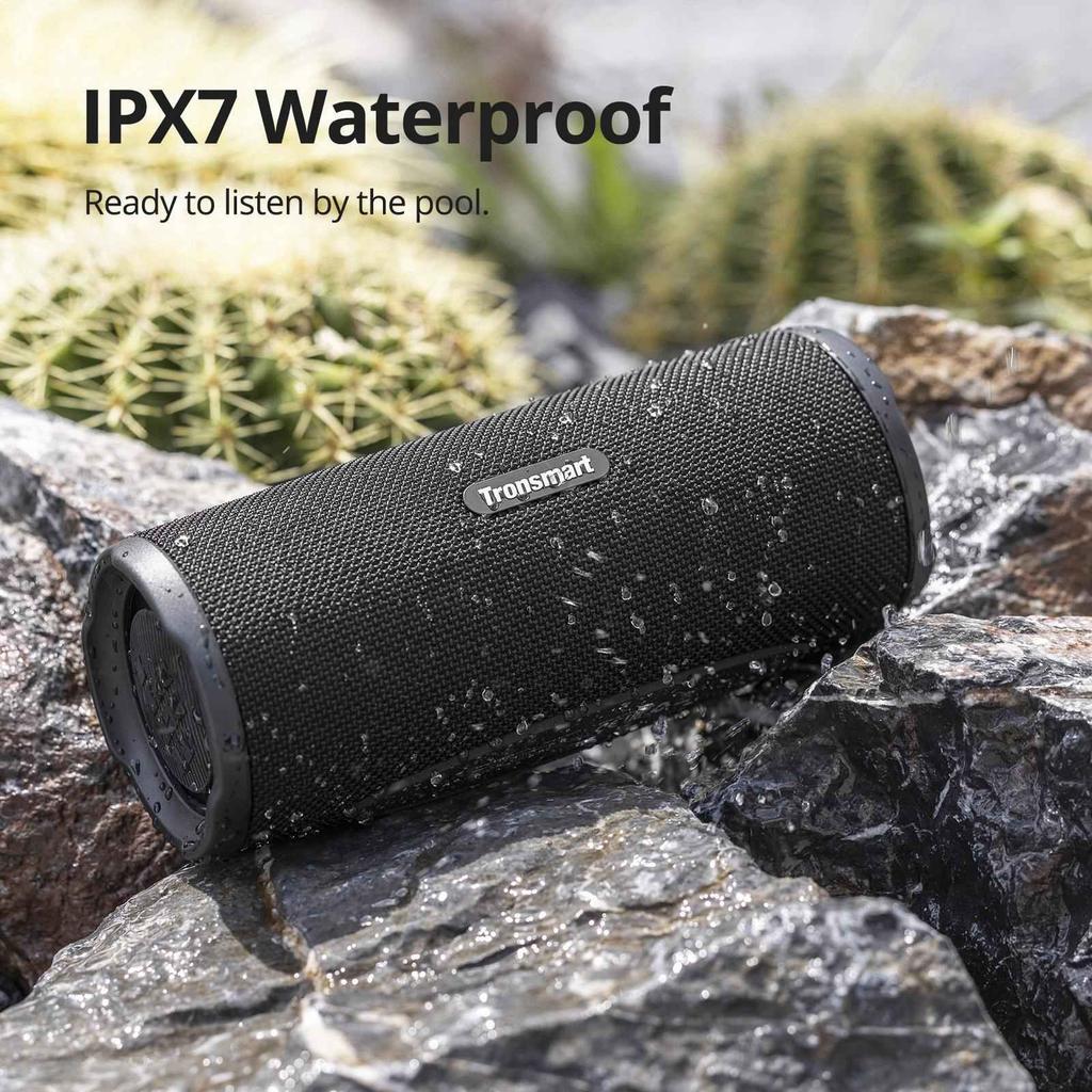 Tronsmart Mirtune C3 Plus Bluetooth Speaker, 30W Loud Sound with Bass, IPX7 Waterproof, 18H Playtime, Stereo Pairing, Portable with Lanyard