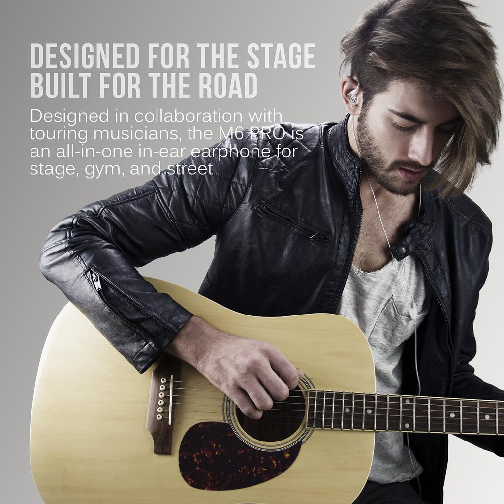 MEE audio M6 PRO 2-го поколения прозрачные проводные наушники-вкладыши