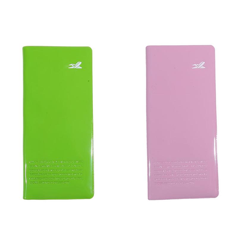 Длинный ПВХ держатель для паспорта дорожные аксессуары ID Bank кредитная карта сумка для мужчин и женщин паспорт бизнес обложка