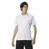 Training Polo Short Size L Men's Quick-Dry Shirt, Sleeve, Moisture-Wicking, Quick-Drying, White, (32MAB081)